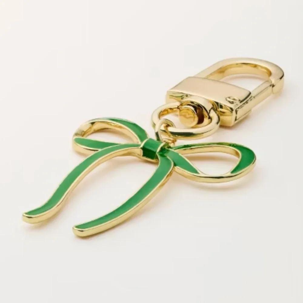kate spade ♠️ new york x Target Green/Gold
Bow Bag Charm Keychain Accessory - Picture 5 of 7